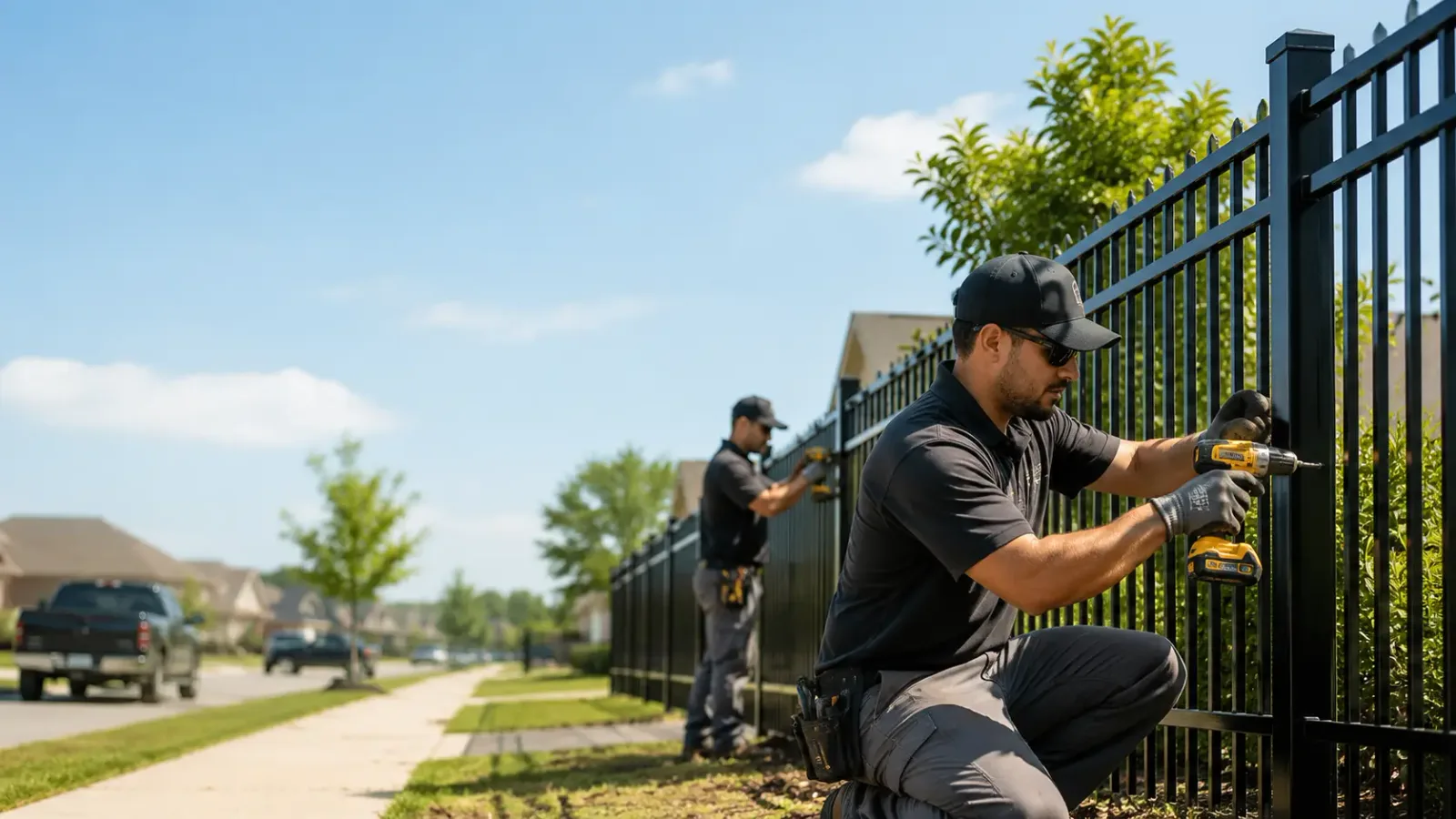 Metal Fence Installation in Mercer, TN